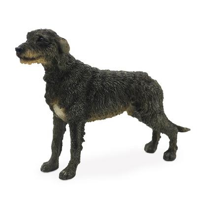 China Popular China Polyresin Irish Wolfhound Dog Figurine For Action Count for sale