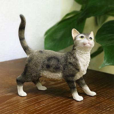 China China Polyresin Cute Cat Figurines for Decoration for sale