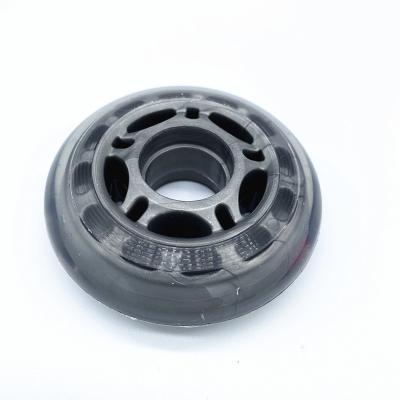 China PP+PU Skate WheelsRoller Integrated Skate Shoes Wheels PU Wheels 70*24 for sale