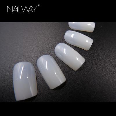 China Easy Apply High Quality Natural Artificial Short Square Full Cover Nail Color XL Straight Nail Tips Lightly for sale