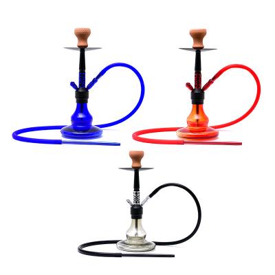 China Personal Simple Metal Shisha Medium Size Hookah Alloy Water Hookah Hookah Set for sale