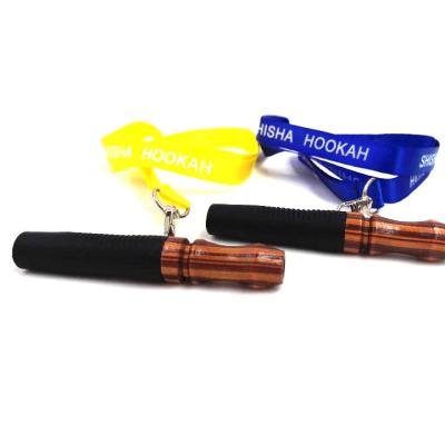 China Hookah Accessories Figulin Tips Hanging Wooden Spout for sale