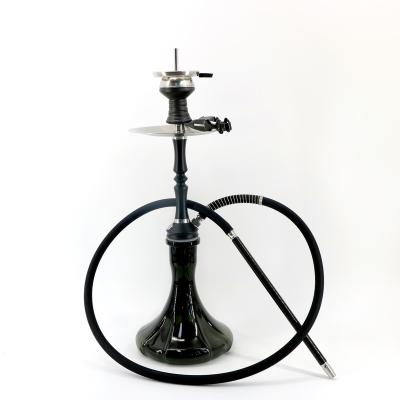 China Chinese Factory Aluminum Shisha Charcoal Holder Hookahs Glass One Pipe Russian Shesha Accessories Hookahs for sale