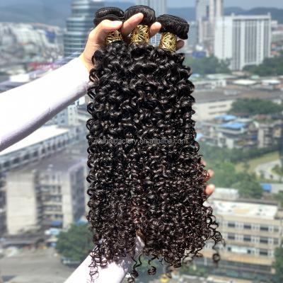 China Raw Virgin Remy Hair Extension Mongolian Afro Curly Hair Extensions Africa Kinky Curly Hair Extension Cheap Vendor Remy Afro Human Weave Bundles Virgin Hair Weave Sets for sale