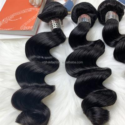 China Non-chemical Qingdao Supplies Loose Wave Super Virgin Ali Express 10 Double Drawn Cuticle Aligned Hair Double A Grade 50 Inch Chinese Hair Vendor for sale