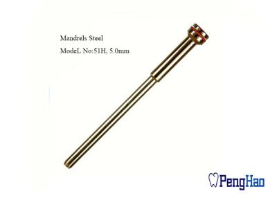 China Stainless Steel Reinforced Dental Dowel Pins , Straight HP Mandrels For Disc for sale