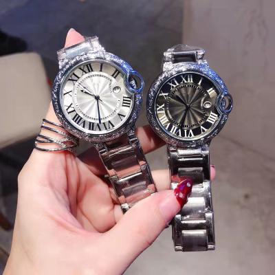 China New Fashion Luxury Ball Stainless Steel Wristwatches Blue Unisex Quartz Watches Men's Stainless Steel Quartz Watch for sale