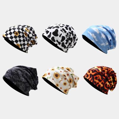 China 2022 New Coming Wholesale COMMON Fashion High Street Style Custom All Over Print Slouch Beanie for sale