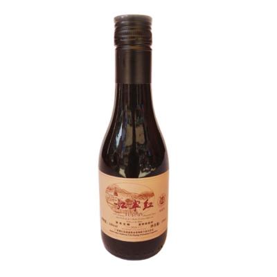 China No Fermentation Bottles 188Ml Competitive Price 12%Vol Wholesale Ripe Blackberry Fruit Red Wine for sale