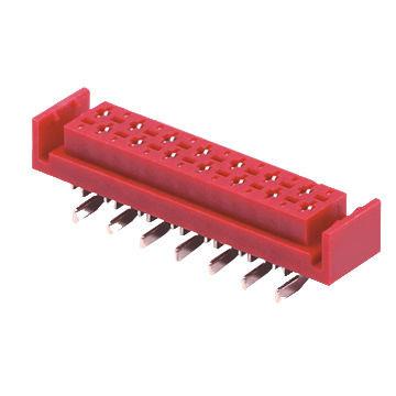 China 1.27 wire to board IDC connector, SMT red IDC for sale