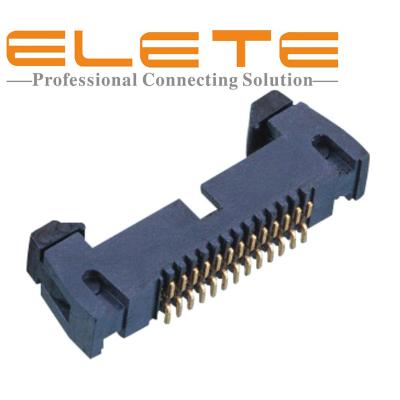 China 1.27mm *2.54mm pitch Box header, ejector connector,SMT Type Samtec EHF-113-01-F-D-SM-K equivalent for sale