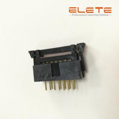 China idc connector 10 pin 2.54mm Pitch with gullwing latch for sale