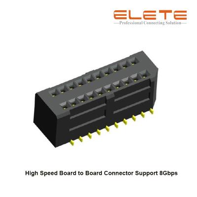 China High speed board to board connector, 0.8mm pitch male and female header support 8Gbps for sale