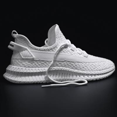 China Yeezy Comfortable Casual Mesh PVC Mens Sneakers Breathable Running Shoes Sneakers Snagged for sale