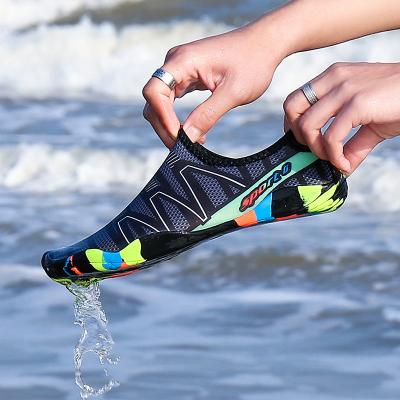 China Custom Logo Unisex Barefoot Anti Slip Quick-Dry Slip On Water Walking Beach Shoes Mens Swimming Zapatos De Agua For Water Shoes for sale