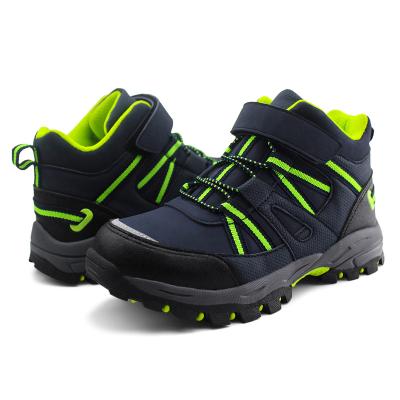 China PU Sports Safty Trekking Boots Kids Hiking Boots Outdoor Shoes Adventure Athletic Shoes for sale