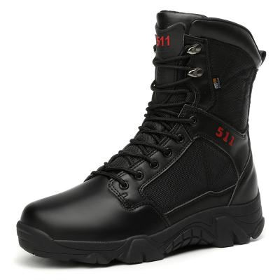 China Fashion Trend Men's Practical Training Sports Ultra Outdoor Rise Boots 2021 New Lightweight Large Size High Top Combat Boots for sale