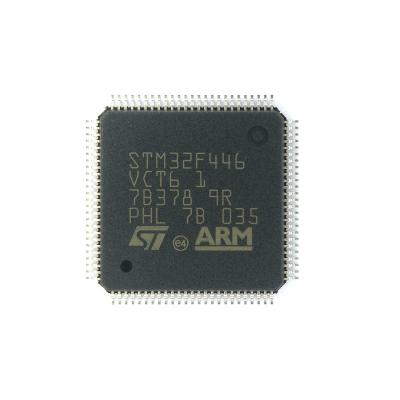 중국 원형 STM32F446VCT6 LQFP100 32 비트 마이크로컨트롤러 MCU 팔 마이크로컨트롤러 칩 IC 칩 판매용