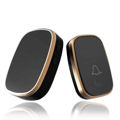 China ABS Plastic Wireless Smart Electronic Background Waterproof Visitor Household Remote Control Doorbell for sale