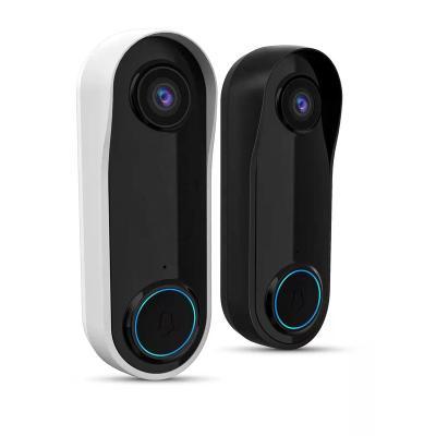 China HomeRingapp ABS Waterproof Smart Wireless Video Doorbell 1080P HD Fingerprint Controlling Two Way Audio Doorbell for sale