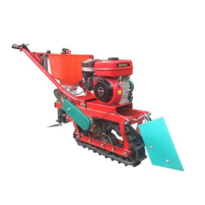 China Multi Functional Miniature Rubber Farms Crawler Type Weeding Garlic Picker for sale