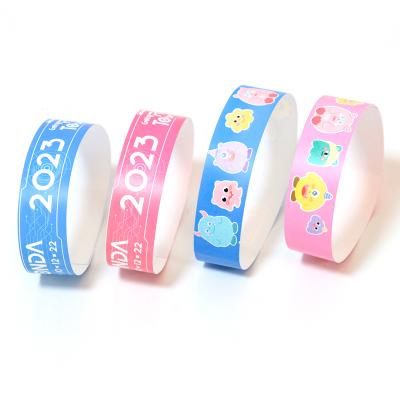 China Other Cheap Tyvek Wristbands Events Party Supplies Custom Wristband Size Tyvek Paper Wristband for sale