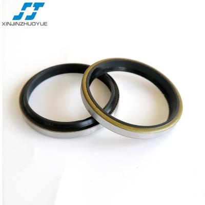 China Durable High Quality Black Color SJ Excavator Iron NBR Hydraulic Dust Seal GA for sale