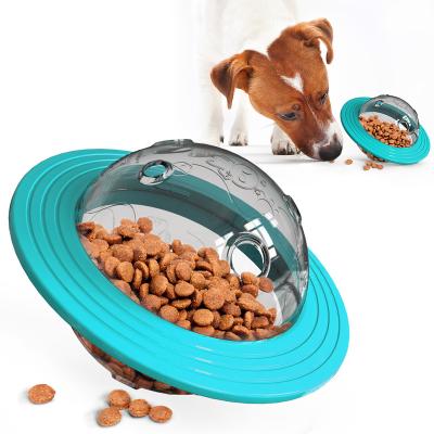 China Viable Interactive Cat Slow Feed Pet Tumbler Puppy Container Cat Food Treat Ball Bowl Toy Pet Shaking Leakage Dog Food for sale