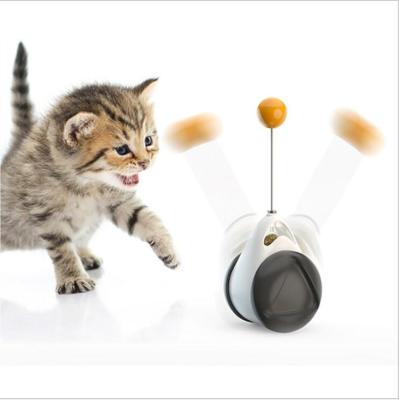 China 2021 Hot Sale Amazon Viable Cat Toy Chaser Balanced Cat Chasing Toy Kitten Swing Interactive Toys Ball for sale