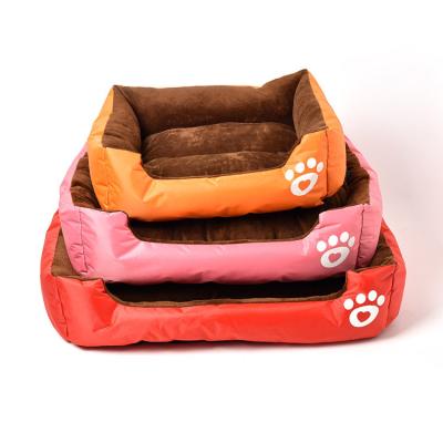 China Dropshipping Travel Camas Para Mascotas Waterproof Washable Orthopedic Memory Foam Cat Bed Luxury Pet Dog Sofa Bed for sale