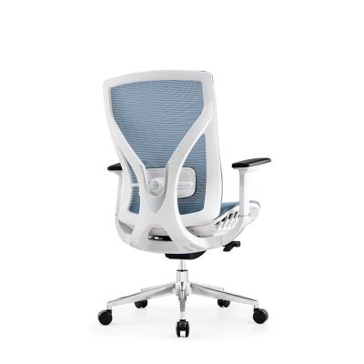 China Other Low Price Guaranteed Quality White Modern Adjustable Lift Ergonomic Office Chair for sale