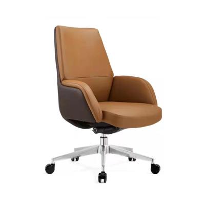 China Other Factory Directly Sell PU Leather High Back Ergonomic Office Furniture Rotating Recliner Chair for sale