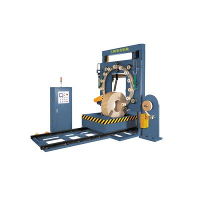 China CLOTHING Coil Wrapping Machine / Tire Steel Wrapping Machine for sale