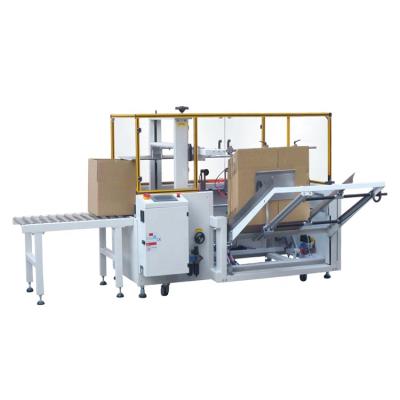 China CLOTHING Carton Box Closing Tape Package Cardboard Box Opening Packing Machine for sale