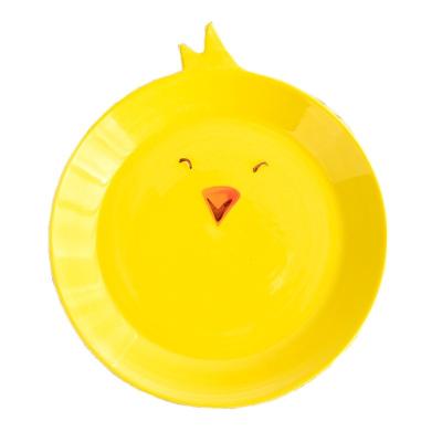 China 2022 Amazon Easy Hot Selling Ceramics, Factory Customized New Products, Cartoon Chick Ceramic Dishes for sale