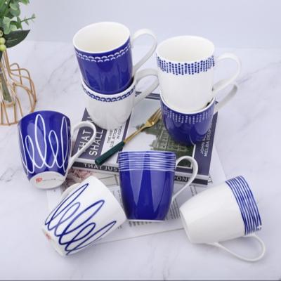 China Sustainable factory customized, 300ml ceramic water cup, suitable for families restaurants hotels for sale