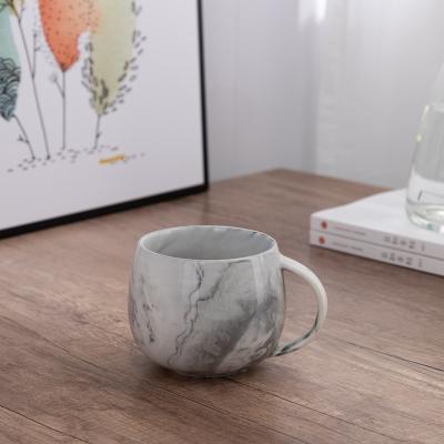 China Contemporary Factory Wholesale Customization, Colorful Clay Mugs Round Marble Ceramic Mug Cups for sale