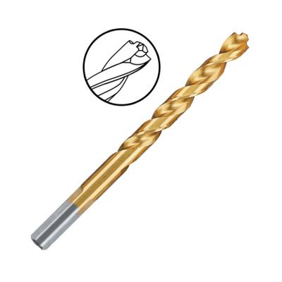 China HSS Titanium Parabolic Groove Three-Flats Leg Stainless Steel PVC Iron Drilling Heavy Duty Pilot Point Tip Drill Bit for Metal for sale