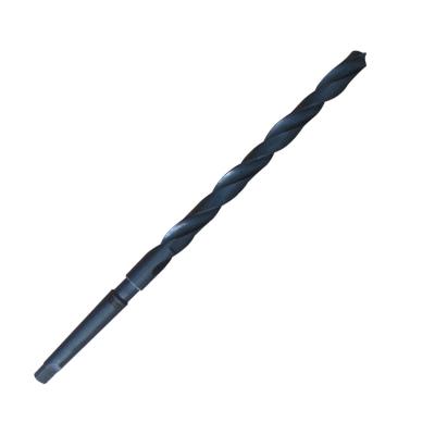 China Metal Drilling DIN341 DIN1870 HSS Extra Long Taper Shank Twist Drill Bit For Deep Metal Drilling for sale