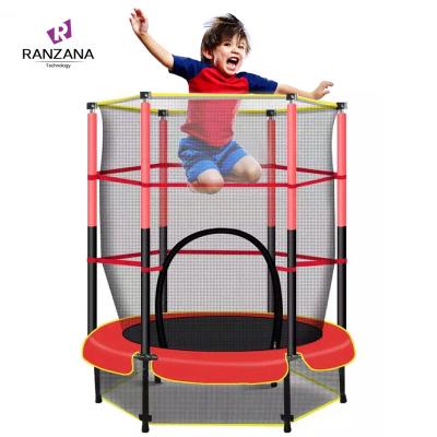 China Factory direct sales durable kidsTrampolines with safety net fencing outdoor fitness trampoline for sale