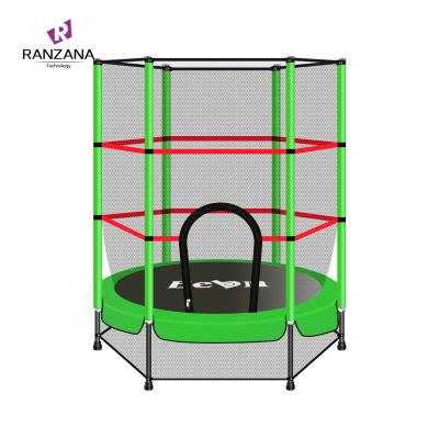 China Factory direct sales durable kidsTrampolines with safety net fencing outdoor fitness trampoline for sale