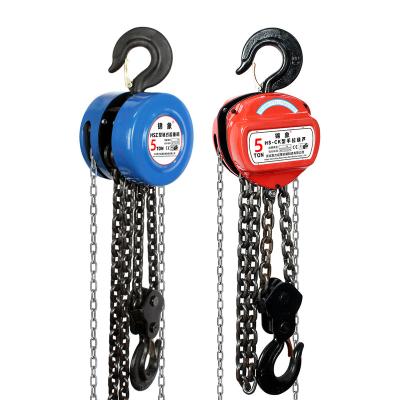 China Garment Shops 2T 3m 6m Round Triangle Hand Chain Block Hoist Manual Chain Hoist for sale