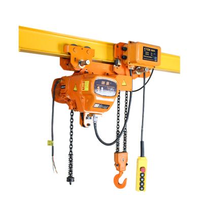 China Garment shops HSY 10ton-32 ton running chain remote control lifting hook electric hoist for sale