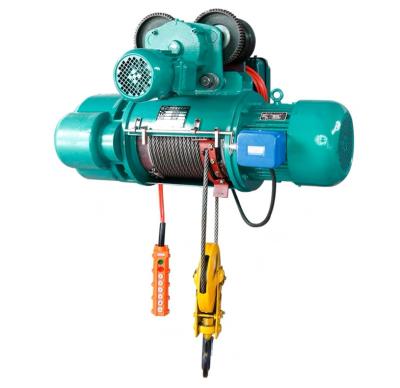 China Lifting goods 0.5T~10T CD1MD1 single/double speed type electric wire rope hoist for sale for sale