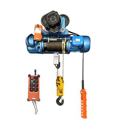 China 0.25T~32T CD1MD1 High Speed ​​Goods Hoist Cable Crane Electric Wire Rope Lifting Steel Hoist For Sale for sale