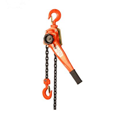 China Vertical Navigation 0.75T Lever Chain Pulley Crane Block Block Hoist and Chain Hoist Mini Manual Crane Tool for sale