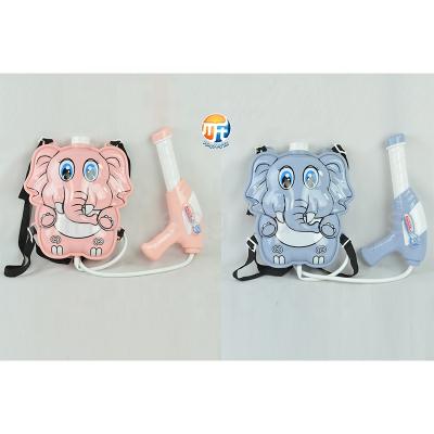 China Outdoor Water Gun Backpack Water Gun Toy Cute Elephant Pattern Design Water Gun Toy For Kid for sale