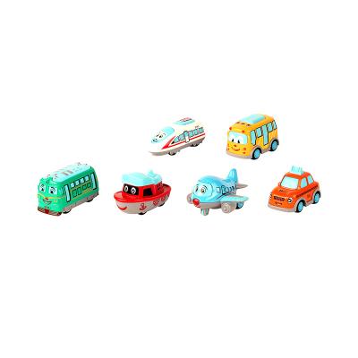 China Wholesale Kid Educational Toy Traffic Vehicle Die-cast Toy Set Pull Back Die-Cast Car for sale