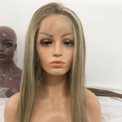 China Wigs Wholesale 150 Density Platinum Blonde 613 Full Lace Wig Virgin Hair Virgin Blonde Full Lace Straight 613 Front Wigs for sale