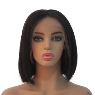 China Jerry Curl 10A Grade Brazilian Yaki Straight Hair Wigs China Wholesale 100% Virgin Hair Full Lace Wigs for sale